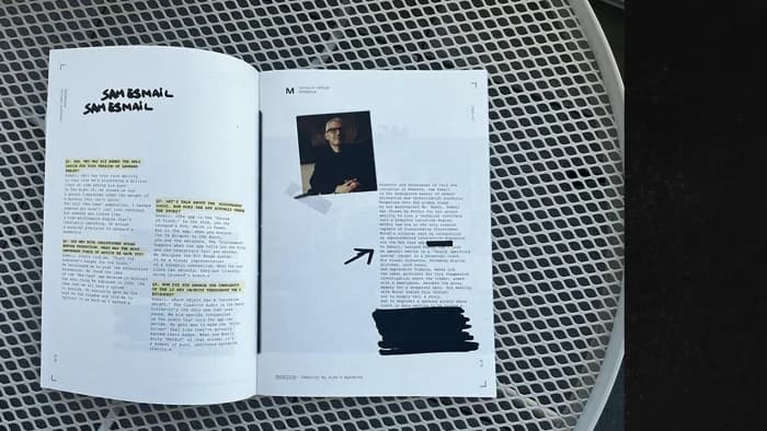 La double page « Sammy Jankis »