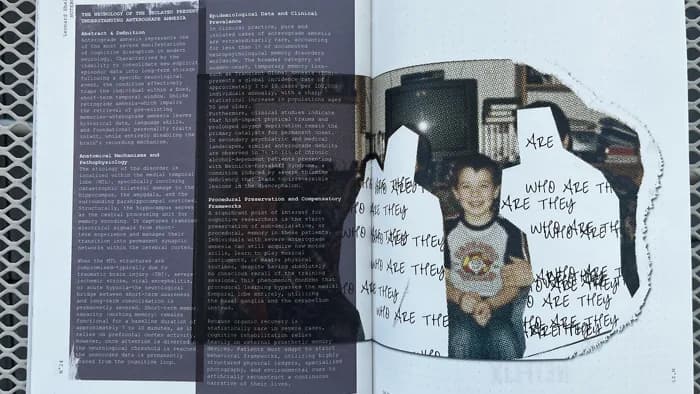 Le calque relevé sur le portrait de Teddy