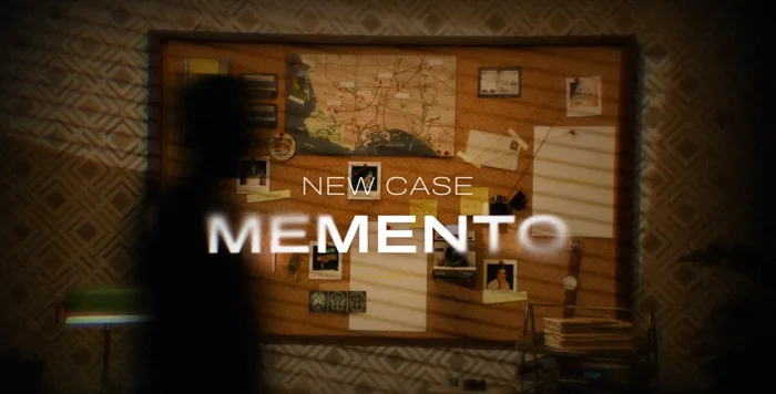 Le carton-titre : New Case — Memento