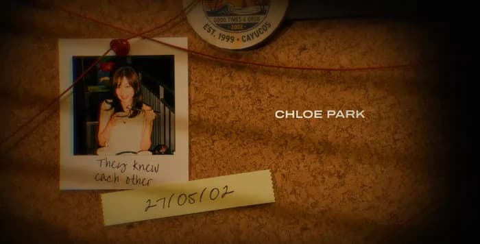 « Chloe Park » : un Polaroid et le code 2706102