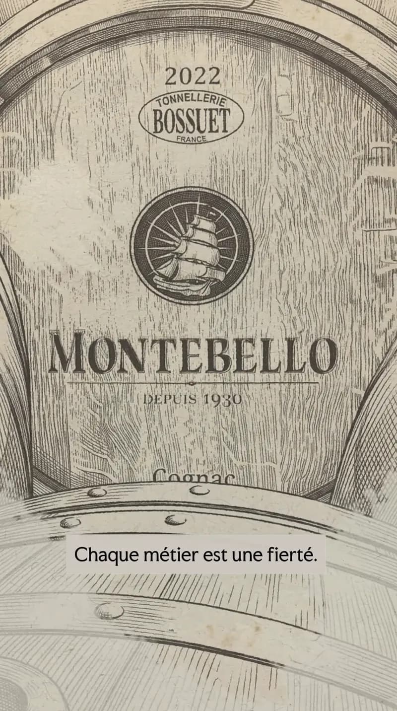 Le fût Montebello vieilli en tonnellerie