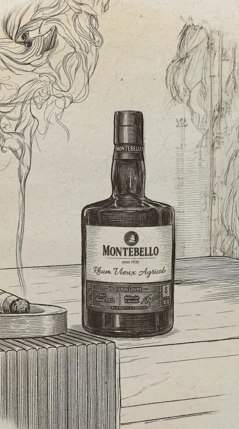 La bouteille de rhum vieux agricole, huit ans