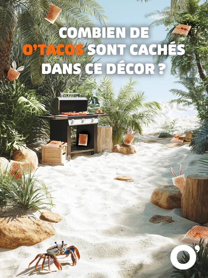 Combien de O'Tacos sont cachés dans ce décor ?