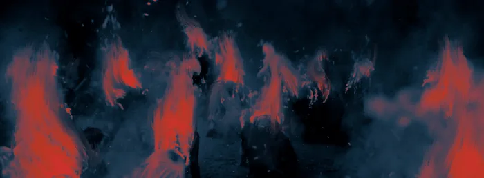 Un mur de flammes