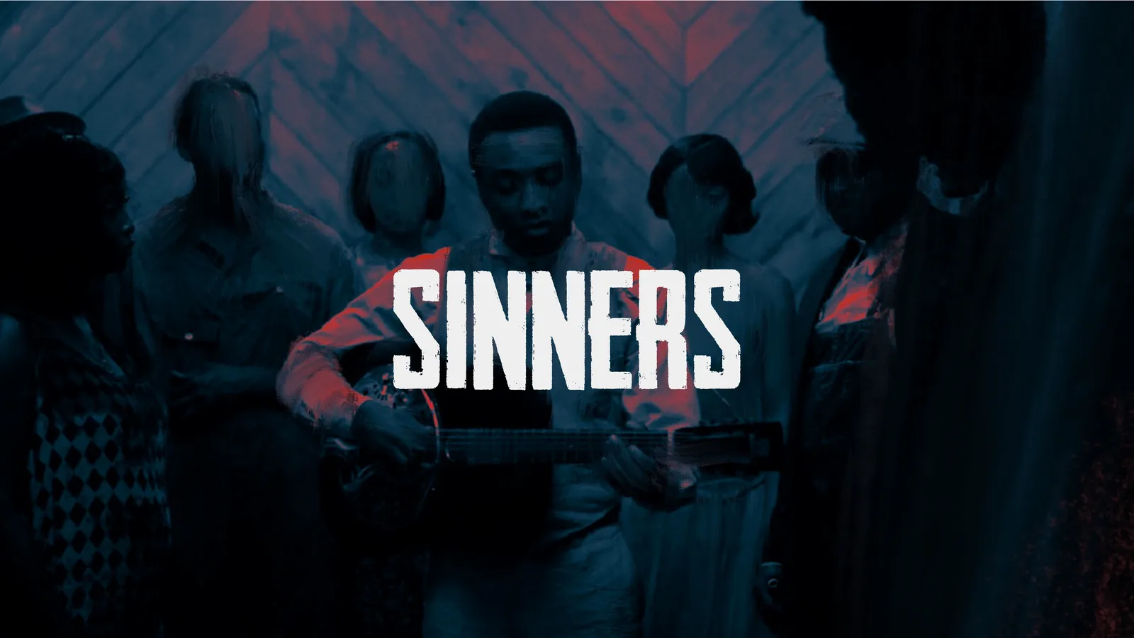 Le carton titre : Sinners, sur le guitariste et son public
